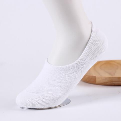 Ms. Spring And Summer Cotton Solid Color Invisible Socks Female Socks Shallow Mouth Socks Silica Gel Socks Wholesale